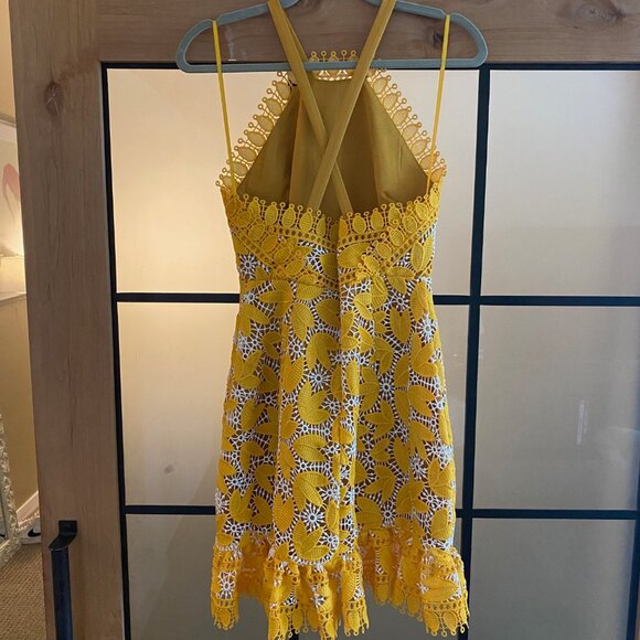 aijek Marianna Lace Embroidered Halter Dress - Picture 8 of 9